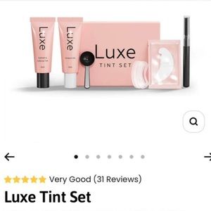 New Luxe Cosmetics Eyelash Tint Set Black